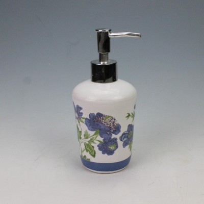 Ceramic Liquid Soap & Lotion Dispenser Pump for Kitchen or Bathroom Countertops