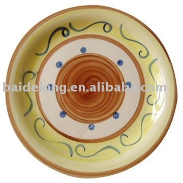 hand painted plate