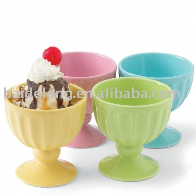 ceramic ice cream bowls ice cream cup Couples bowl gifts Dessert