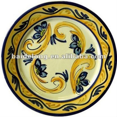 ceramic hand painted plate