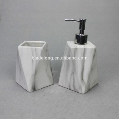 Marble Texture ceramic bathroom accessories