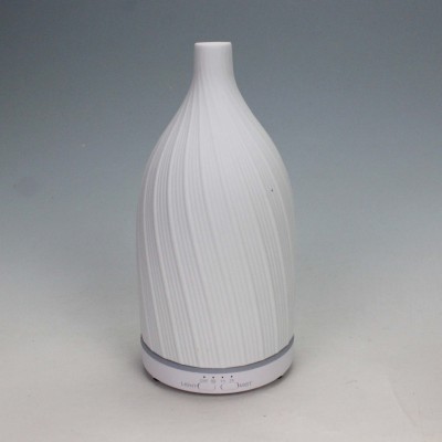 Essential Oil Diffusers Ultrasonic 100 ml White Ceramic Aromatherapy Diffuser with 4 Timer - Cool Mist Humidifier